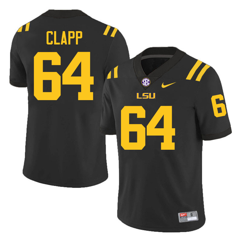 Will Clapp LSU Tigers Jersey,Louisiana State University Tigers Football Jersey-Black